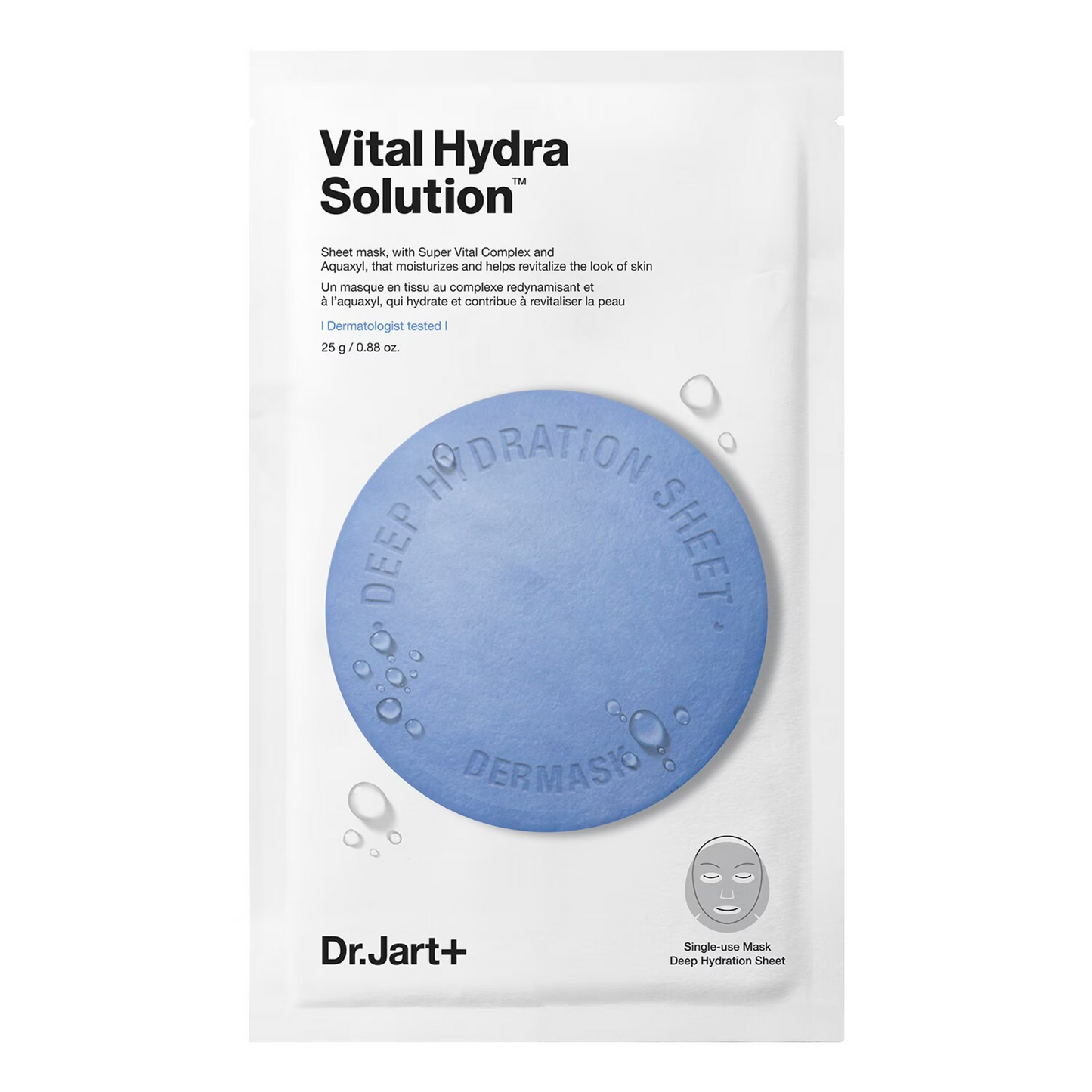 Dr.Jart+ Dermask Water Jet Vital Hydra Solution – Maschera Viso Idratante 25g