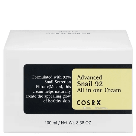 COSRX Advanced Snail 92 All in One Cream – Crema Rigenerante alla Bava di Lumaca – 100g