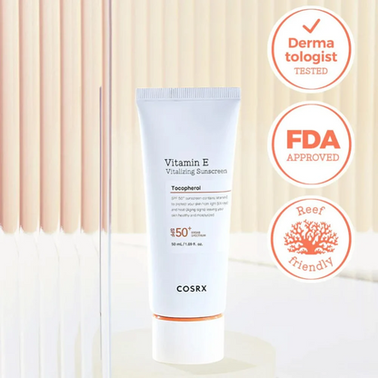 COSRX Vitamin E Vitalizing Sunscreen SPF50+ PA+++ - Protezione Solare con Vitamina E 150ml