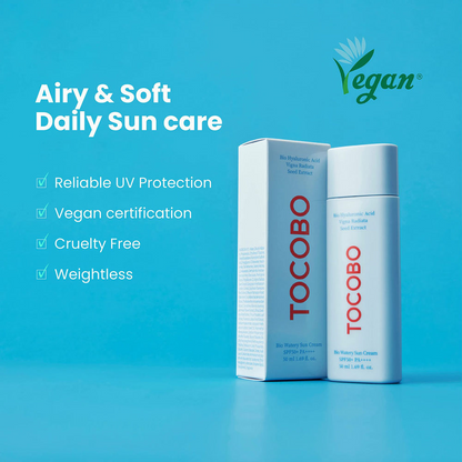 Tocobo Bio Watery Sun Cream SPF50+ PA++++ - Crema Solare Idratante 50ml