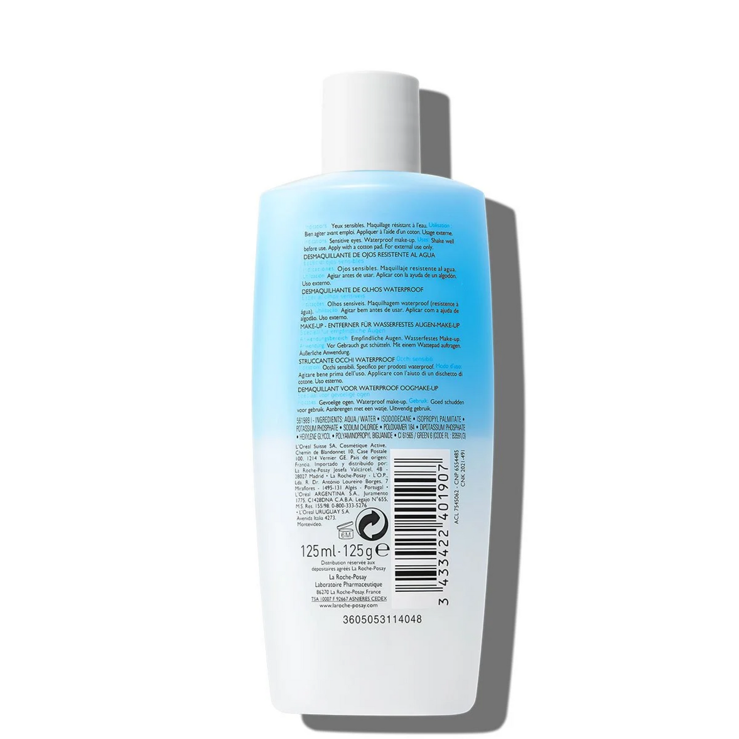 La Roche-Posay Respectissime Waterproof Eye Makeup Remover 125 ml